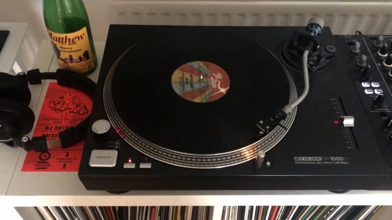 Sampling old disco records to make house music