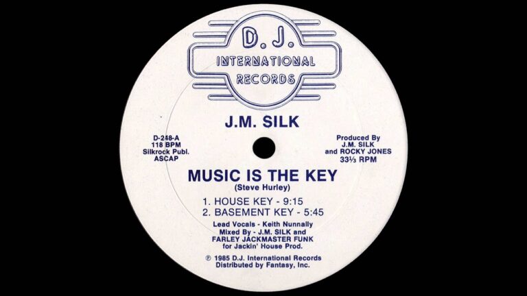 J M Silk ‎– Music Is The Key (House Key) [1985]