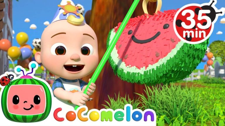 Birthday At The Farm Song + More Nursery Rhymes & Kids Songs – CoComelon