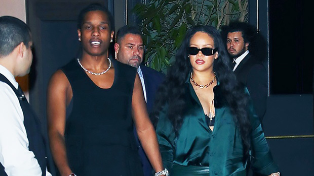 Rihanna Wears Green Skirt With ASAP Rocky On Date Night – Hollywood Life