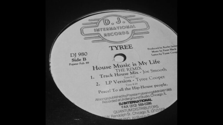Tyree – House Music Is My Life (Joe Smooth's Track House mix)