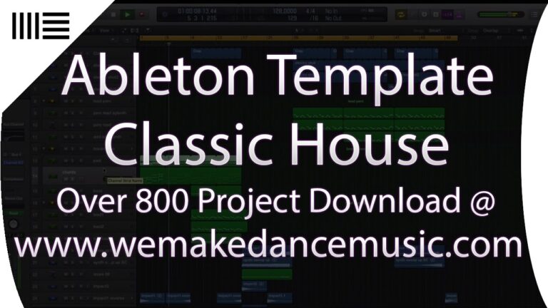 House Music Midi Production Template For Ableton Live – Classic House By Nedbass
