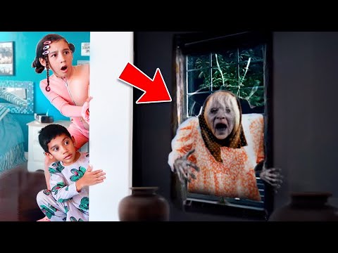 A Scary Old Lady Broke into Our House!! *CREEPY* | Jancy Family